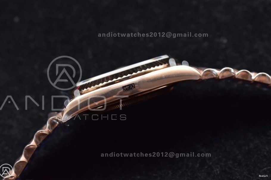 Steel Roman Markers Green on Bracelet DayDate V2 GMF Tungsten 40 RG A2836 Dial President 904L Weighted 1116